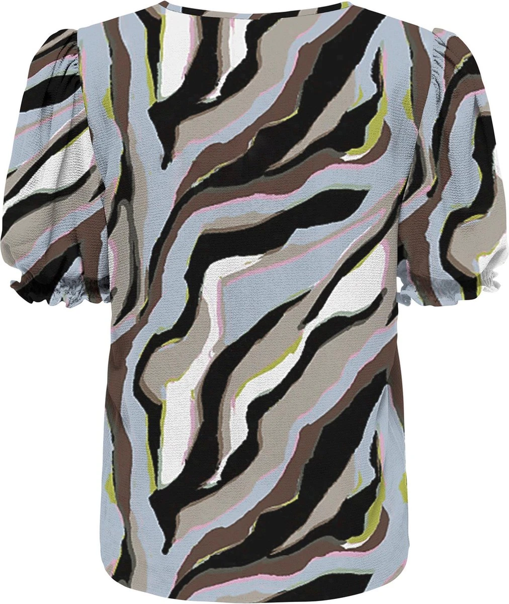 Only T-shirt Onlnova Life S/s Blair Top Aop Ptm 15256766 Humus/351 Hailey Dames Maat - M 4 Only T-shirt Onlnova Life S/s Blair Top Aop Ptm 15256766 Humus/351 Hailey Dames Maat - M - Afbeelding 2