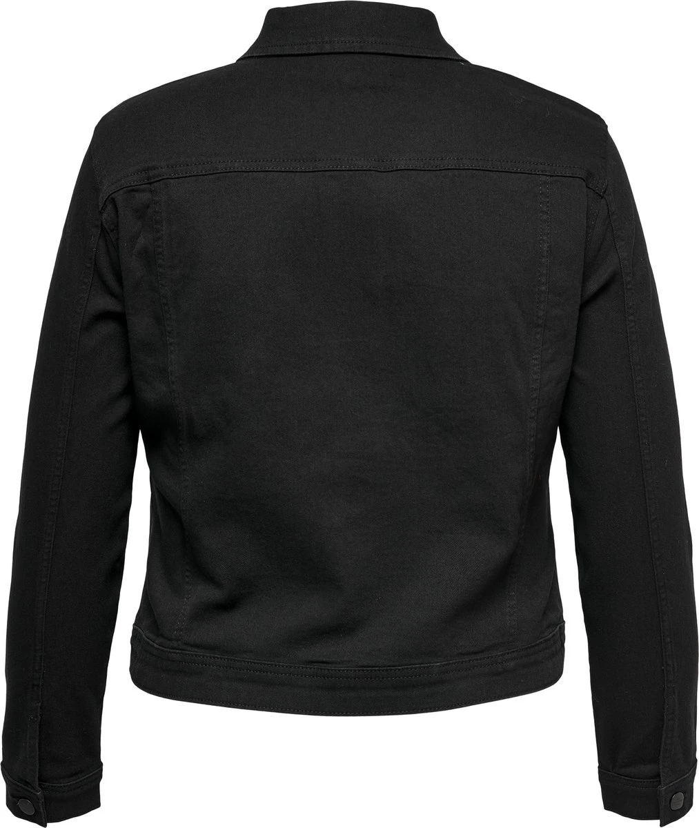 ONLY CARMAKOMA CARWESPA LS JACKET BLACK DNM Dames Jas - Maat 44 6 ONLY CARMAKOMA CARWESPA LS JACKET BLACK DNM Dames Jas - Maat 44 - Afbeelding 4