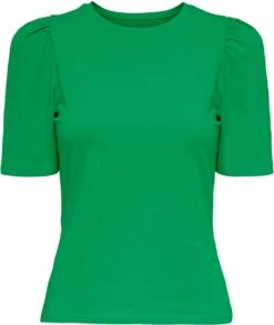 Only T-shirt Onllive Love 2/4 Pufftop Jrs Noos 15282484 Kelly Green Dames Maat - M