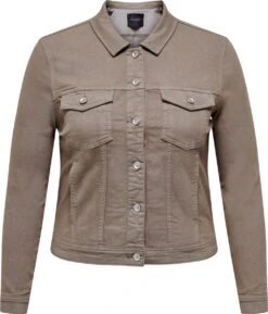 ONLY CARMAKOMA CARWESPA LS JACKET DNM PIM Dames Jas - Maat 46