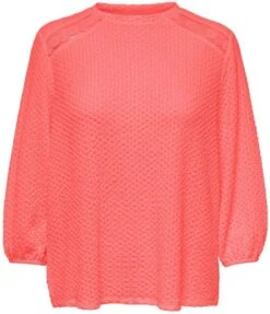 Only T-shirt Onlgitta 2/4 Top Cs Jrs 15287194 Georgia Peach Dames Maat - XL