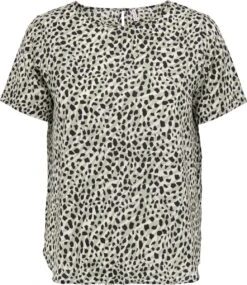 ONLY CARMAKOMA CARVICA SS TOP WVN NOOS Dames Top - Maat 54