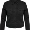 ONLY CARMAKOMA CARWESPA LS JACKET BLACK DNM Dames Jas - Maat 44 -Only 1052x1200 1