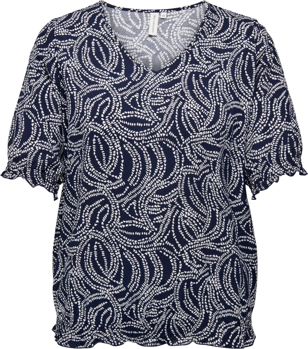 ONLY CARMAKOMA CARNOVA LOLLI LIFE SMOCK TOP AOP Dames - Maat 50 3 ONLY CARMAKOMA CARNOVA LOLLI LIFE SMOCK TOP AOP Dames - Maat 50