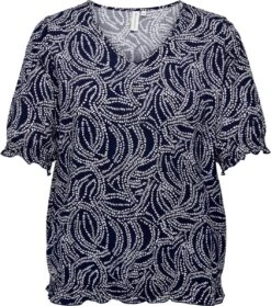 Only Carmakoma Carnova Lolli Top Blauw Maat 44