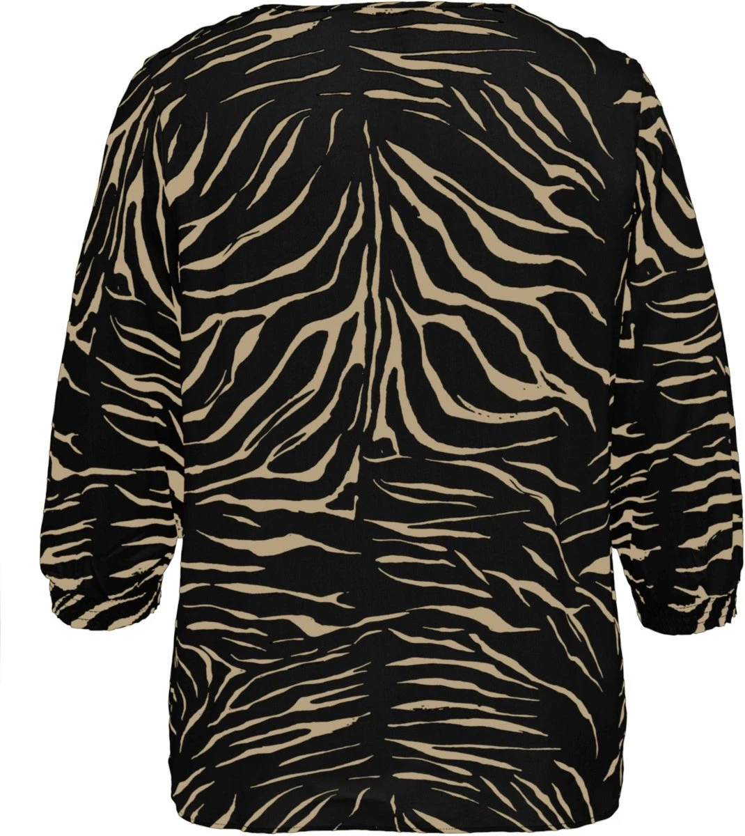Only Carmakoma Carnova Lolli Top Zwart Zebraprint Maat 42 4 Only Carmakoma Carnova Lolli Top Zwart Zebraprint Maat 42 - Afbeelding 2