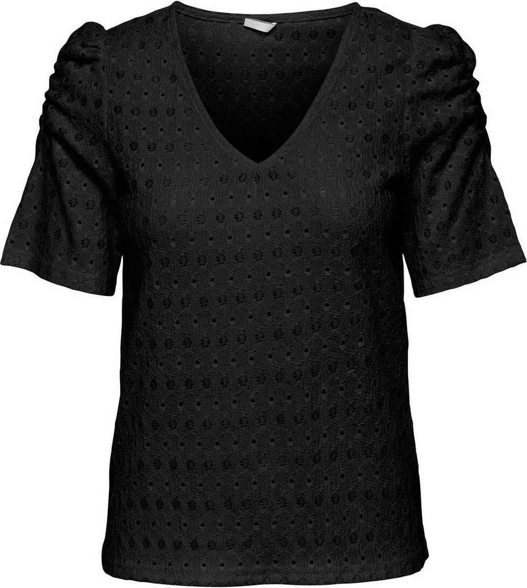 Only T-shirt Onlrosaline S/s Puff Top Cs Jrs 15293337 Black Dames Maat - XXL 3 Only T-shirt Onlrosaline S/s Puff Top Cs Jrs 15293337 Black Dames Maat - XXL