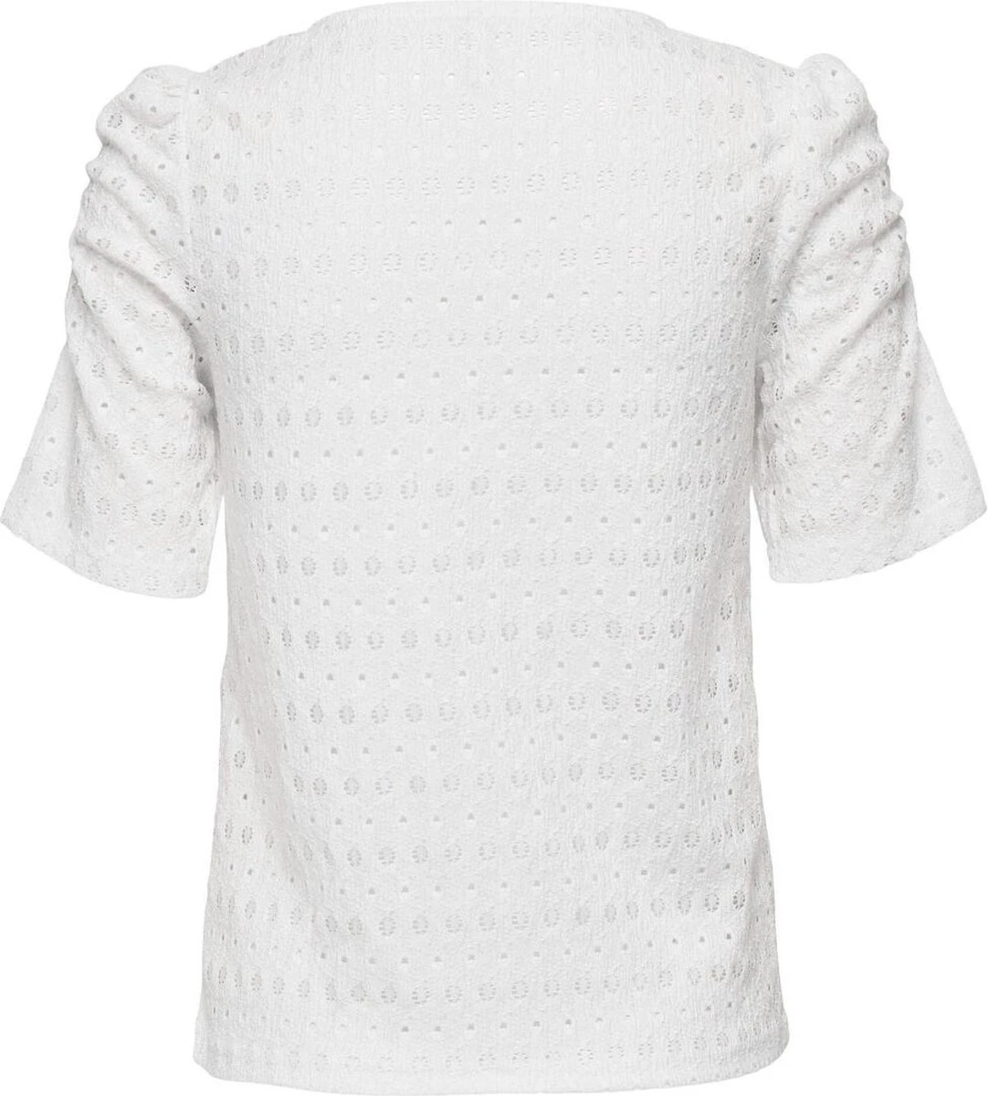 Only T-shirt Onlrosaline S/s Puff Top Cs Jrs 15293337 Cloud Dancer Dames Maat - XXL 4 Only T-shirt Onlrosaline S/s Puff Top Cs Jrs 15293337 Cloud Dancer Dames Maat - XXL - Afbeelding 2