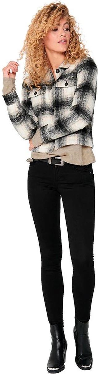 ONLY ONLLOU SHORT CHECK JACKET OTW NOOS Dames Jas - Maat XL 9 ONLY ONLLOU SHORT CHECK JACKET OTW NOOS Dames Jas - Maat XL - Afbeelding 7