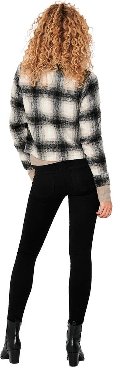 ONLY ONLLOU SHORT CHECK JACKET OTW NOOS Dames Jas - Maat XL 4 ONLY ONLLOU SHORT CHECK JACKET OTW NOOS Dames Jas - Maat XL - Afbeelding 2