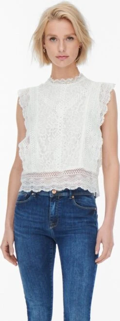 ONLY ONLKARO S/L LACE TOP NOOS WVN Dames - Maat XS 11 ONLY ONLKARO S/L LACE TOP NOOS WVN Dames - Maat XS -Only 450x1200 4