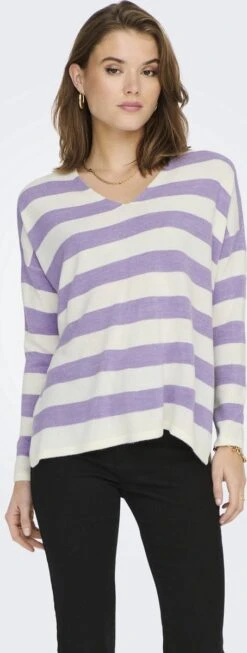 ONLY ONLAMALIA L/S V-NECK CC KNT Dames Trui - Maat M -Only 454x1200