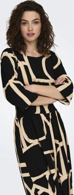 ONLY ONLAVA 3/4 MIDI DRESS PTM Dames Jurk - Maat M 12 ONLY ONLAVA 3/4 MIDI DRESS PTM Dames Jurk - Maat M -Only 459x1200 1