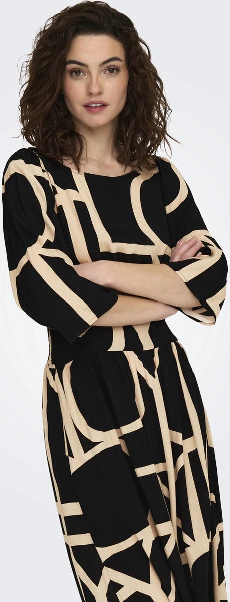 ONLY ONLAVA 3/4 MIDI DRESS PTM Dames Jurk - Maat M 5 ONLY ONLAVA 3/4 MIDI DRESS PTM Dames Jurk - Maat M - Afbeelding 3