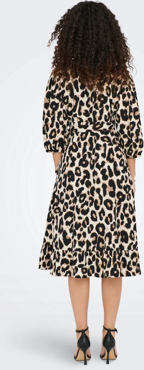 ONLY ONLOLIVIA 3/4 WRAP MIDI DRESS WVN NOOS Dames Jurk - Maat M 5 ONLY ONLOLIVIA 3/4 WRAP MIDI DRESS WVN NOOS Dames Jurk - Maat M - Afbeelding 3