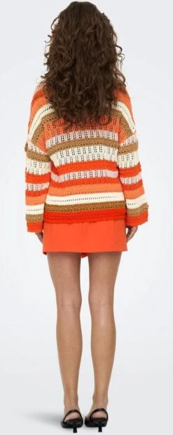 Only Trui Onlmasha Life 7/8 Stripe O-neck Knt 15283886 Georgia Peach/rose Smoke Dames Maat - M 14 Only Trui Onlmasha Life 7/8 Stripe O-neck Knt 15283886 Georgia Peach/rose Smoke Dames Maat - M -Only 478x1200