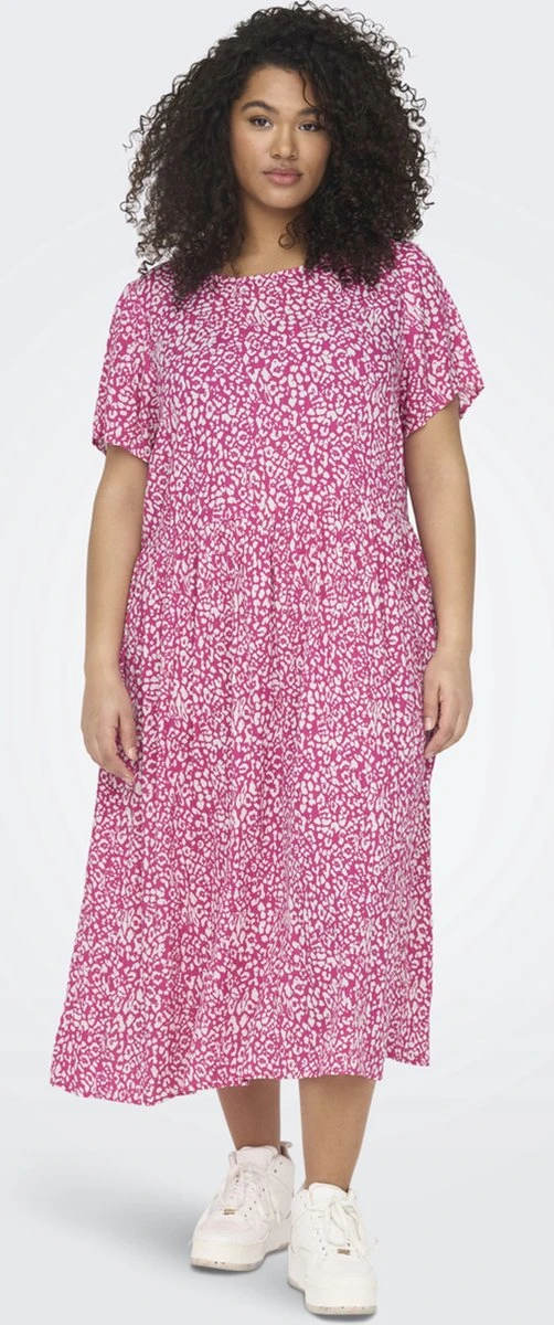 ONLY CARMAKOMA ONLY Jurk CARSIRINA Fijne Print 3 ONLY CARMAKOMA ONLY Jurk CARSIRINA Fijne Print