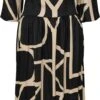 ONLY ONLAVA 3/4 MIDI DRESS PTM Dames Jurk - Maat M -Only 512x1200