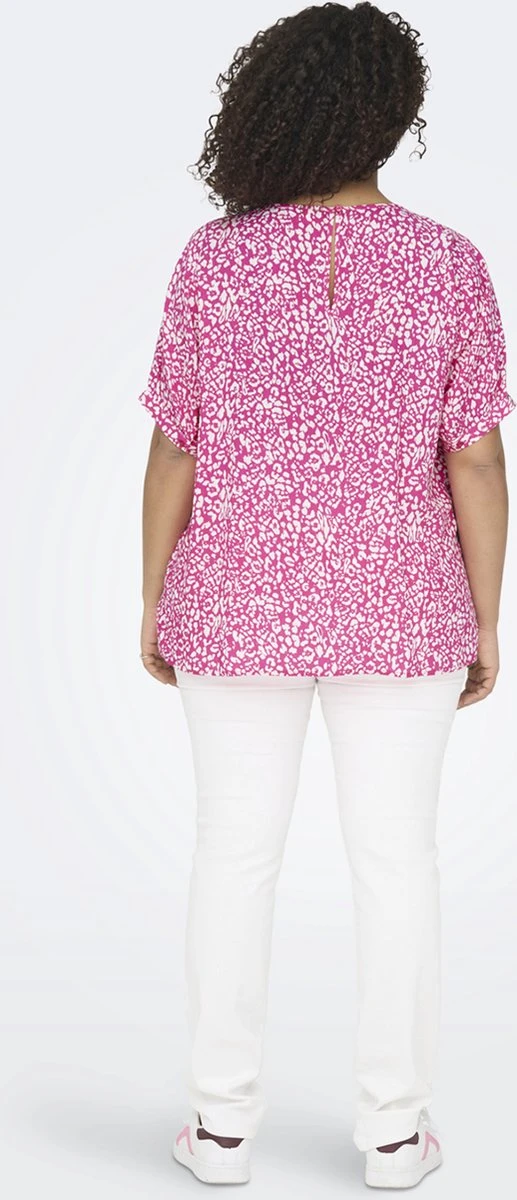 ONLY CARMAKOMA CARSIRINA SS TOP AOP Dames - Maat 50 6 ONLY CARMAKOMA CARSIRINA SS TOP AOP Dames - Maat 50 - Afbeelding 4