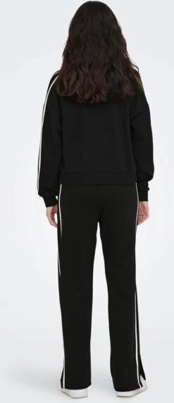 Only Trui Onlselina L/s O-neck Swt 15280427 Black/r Dames Maat - S -Only 519x1200 2