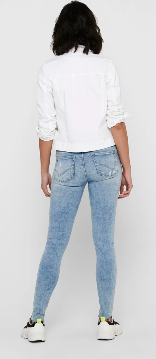 ONLY ONLTIA DNM JACKET COL PIM NOOS Dames Jas - Maat 38 6 ONLY ONLTIA DNM JACKET COL PIM NOOS Dames Jas - Maat 38 - Afbeelding 4