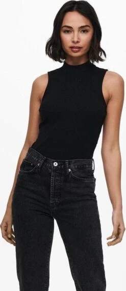 ONLY ONLNESSA S/L HIGHNECK RIB TOP JRS NOOS Dames Top - Maat S -Only 523x1200 10