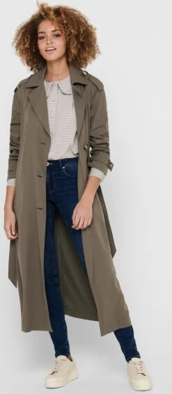 ONLY ONLLINE X-LONG TRENCHCOAT OTW NOOS Dames Trenchcoat - Maat M -Only 524x1200 2