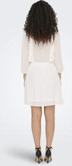 ONLY ONLLONDON 3/4 RUFFLE DRESS NOOS WVN Dames Jurk - Maat L 12 ONLY ONLLONDON 3/4 RUFFLE DRESS NOOS WVN Dames Jurk - Maat L -Only 524x1200