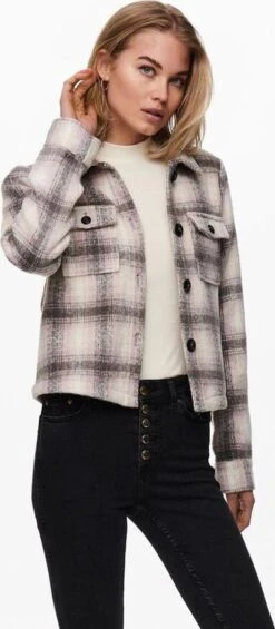 ONLY ONLLOU SHORT CHECK JACKET OTW NOOS Dames Jas - Maat S 11 ONLY ONLLOU SHORT CHECK JACKET OTW NOOS Dames Jas - Maat S -Only 525x1200 4