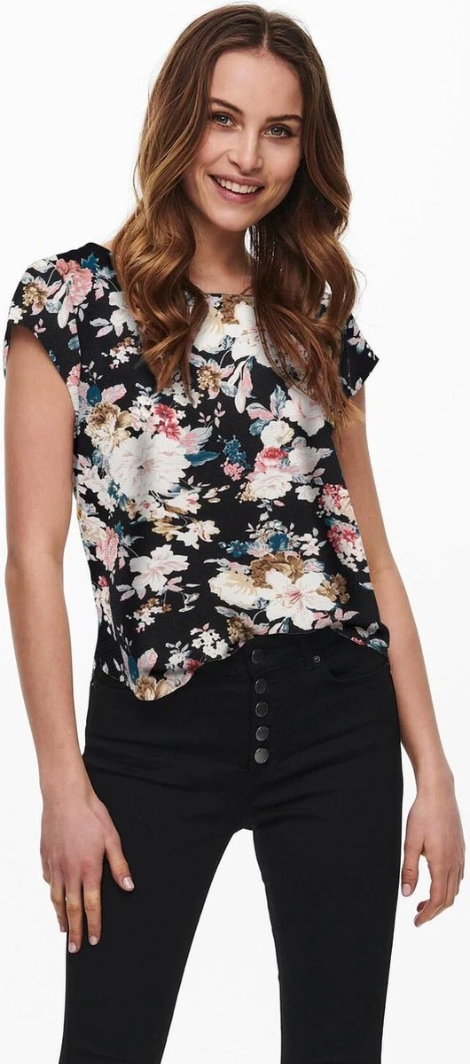 ONLY ONLVIC S/S AOP TOP NOOS PTM Dames Top - Maat 42 8 ONLY ONLVIC S/S AOP TOP NOOS PTM Dames Top - Maat 42 - Afbeelding 6