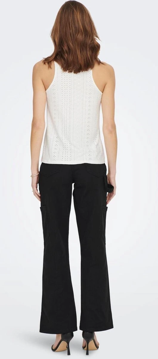 Only Top Onlsandra S/l Top Jrs 15289684 Cloud Dancer Dames Maat - L 6 Only Top Onlsandra S/l Top Jrs 15289684 Cloud Dancer Dames Maat - L - Afbeelding 4