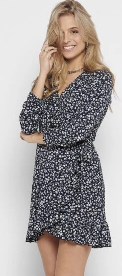 ONLY ONLCARLY L/S WRAP SHORT DRESS NOOS WVN Dames Jurk - Maat 36 -Only 534x1200 2