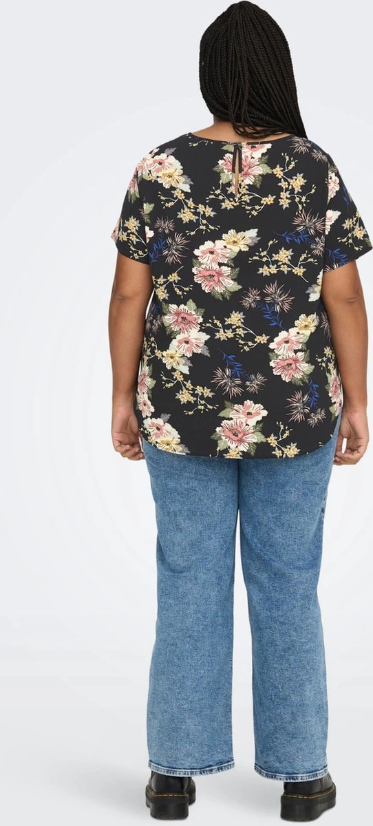 ONLY CARMAKOMA CARVICA SS TOP WVN NOOS Dames Top - Maat 48 4 ONLY CARMAKOMA CARVICA SS TOP WVN NOOS Dames Top - Maat 48 - Afbeelding 2