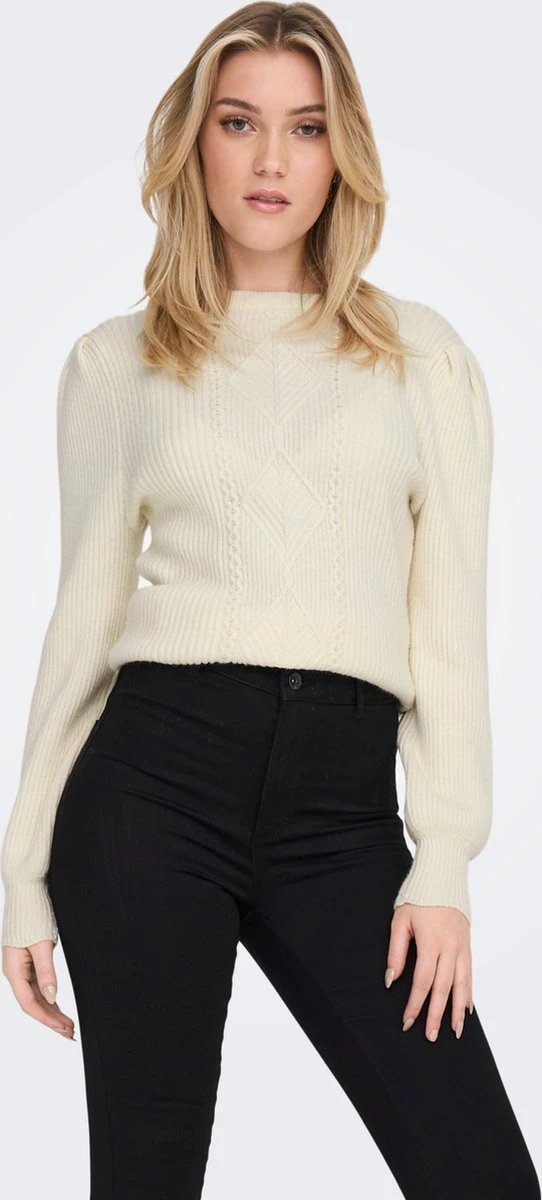 ONLY ONLFIA LS PUFF O-NECK CC KNT Dames - Maat M 5 ONLY ONLFIA LS PUFF O-NECK CC KNT Dames - Maat M - Afbeelding 3