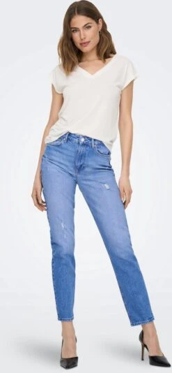 ONLY ONLFREE S/S MODAL V-NECK TOP JRS NOOS Dames Top - Maat M -Only 555x1200