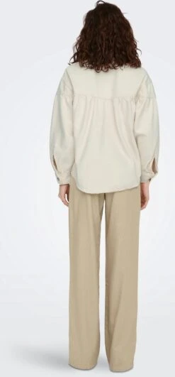 Only Jas Onlanni Ls Shirt Dnm Jacket Cro 15281175 Ecru Dames Maat - L -Only 558x1200 4