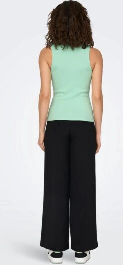 Only Top Onlnessa S/l Highneck Rib Top Jrs N 15227000 Mist Green Dames Maat - L -Only 558x1200 6