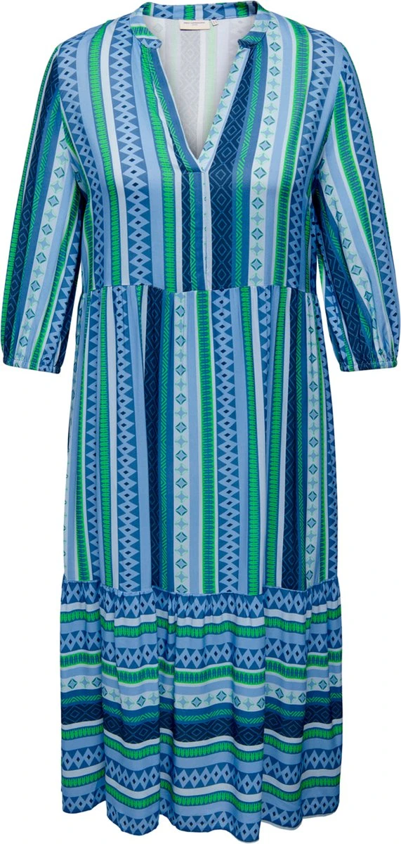 ONLY CARMAKOMA CARMARRAKESH LIFE 3/4 CALF DRESS Dames - Maat 44 3 ONLY CARMAKOMA CARMARRAKESH LIFE 3/4 CALF DRESS Dames - Maat 44