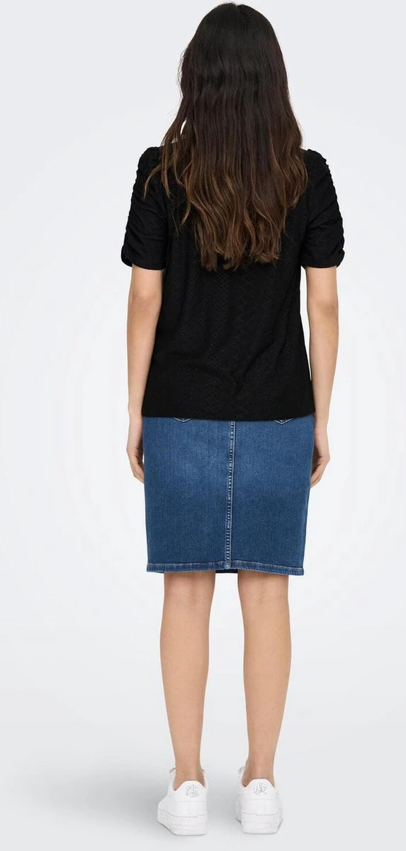 Only T-shirt Onlsandra S/s Puff Top Jrs 15289686 Black Dames Maat - M 9 Only T-shirt Onlsandra S/s Puff Top Jrs 15289686 Black Dames Maat - M - Afbeelding 7