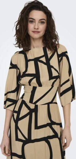 ONLY ONLAVA 3/4 MIDI DRESS PTM Dames Jurk - Maat XL 16 ONLY ONLAVA 3/4 MIDI DRESS PTM Dames Jurk - Maat XL -Only 577x1200 1