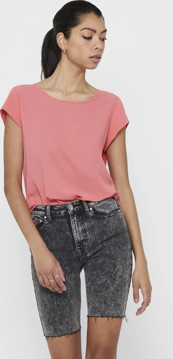 ONLY ONLVIC S/S SOLID TOP NOOS PTM Dames Top - Maat 44 6 ONLY ONLVIC S/S SOLID TOP NOOS PTM Dames Top - Maat 44 - Afbeelding 4