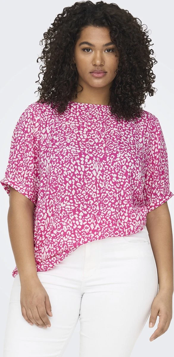 ONLY CARMAKOMA CARSIRINA SS TOP AOP Dames - Maat 50 9 ONLY CARMAKOMA CARSIRINA SS TOP AOP Dames - Maat 50 - Afbeelding 7