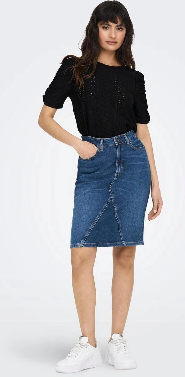 Only T-shirt Onlsandra S/s Puff Top Jrs 15289686 Black Dames Maat - M 8 Only T-shirt Onlsandra S/s Puff Top Jrs 15289686 Black Dames Maat - M - Afbeelding 6