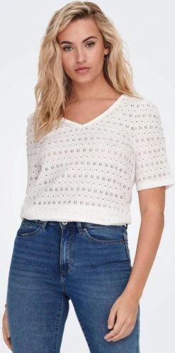 Only T-shirt Onlrosaline S/s Puff Top Cs Jrs 15293337 Cloud Dancer Dames Maat - XXL 15 Only T-shirt Onlrosaline S/s Puff Top Cs Jrs 15293337 Cloud Dancer Dames Maat - XXL -Only 596x1200 12