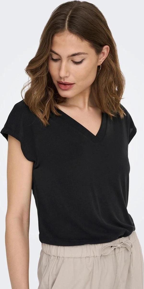 ONLY ONLFREE S/S MODAL V-NECK TOP JRS NOOS Dames Top - Maat XL 6 ONLY ONLFREE S/S MODAL V-NECK TOP JRS NOOS Dames Top - Maat XL - Afbeelding 4