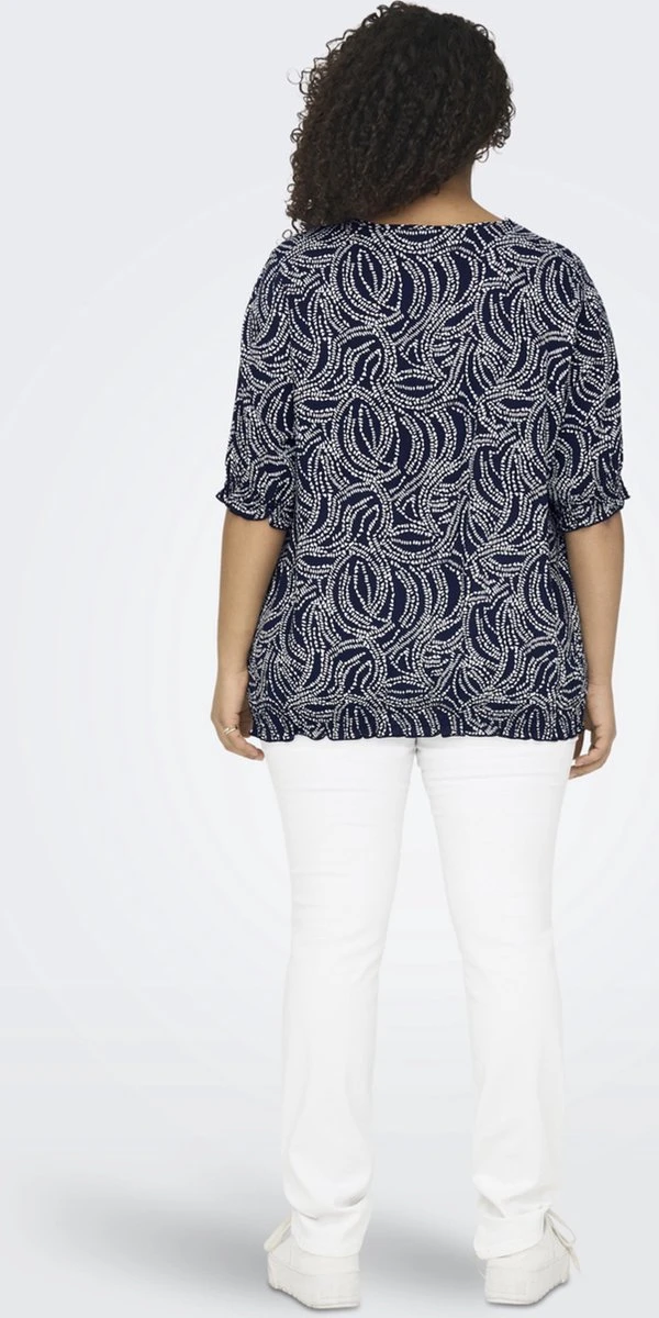 ONLY CARMAKOMA CARNOVA LOLLI LIFE SMOCK TOP AOP Dames - Maat 50 4 ONLY CARMAKOMA CARNOVA LOLLI LIFE SMOCK TOP AOP Dames - Maat 50 - Afbeelding 2