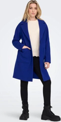 Only Jas Onlnewvictoria Life Coat Cc Otw 15285883 Directoire Blue Dames Maat - M -Only 601x1200 6