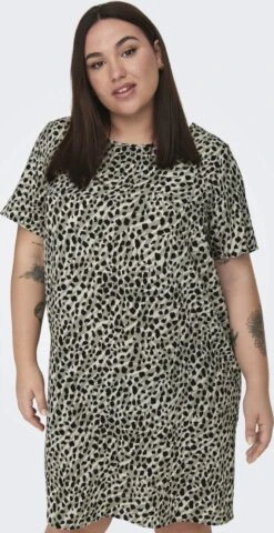 ONLY CARMAKOMA CARLUX SS TUNIC DRESS WVN NOOS Dames Jurk - Maat 48 -Only 617x1200 1