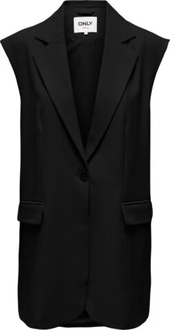 Only Vest Onlmaia S/l Ovs Long Vest Cc Tlr 15279095 Black Dames Maat - W34