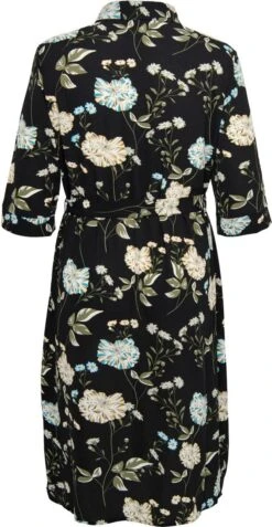 Only Carmakoma Carluxmie Jurk Zwart Gebloemd Maat 44 -Only 622x1200 3